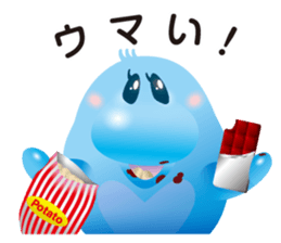 Cute Dolphin Iruka-ruka sticker #6299523