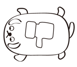 white soap dog sticker #6299618