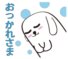 white soap dog sticker #6299638