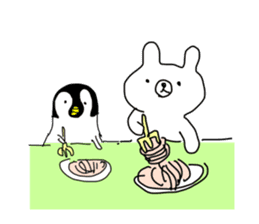 BONBON's White Bear and Penguin sticker #6300077