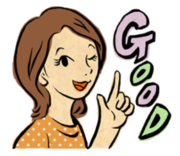 "Normal Illustrator's Life / Woman ver." sticker #6300189