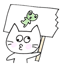 cute cat's feeling sticker #6300304