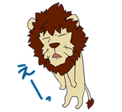 He is Lion sticker #6300390