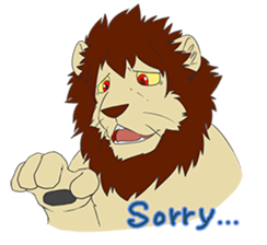 He is Lion sticker #6300398