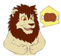 He is Lion sticker #6300402