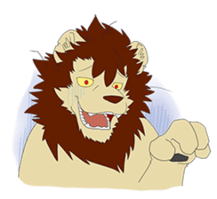 He is Lion sticker #6300415