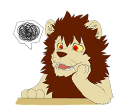 He is Lion sticker #6300417