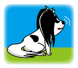 Japanese Spaniel (letterless version) sticker #6300701