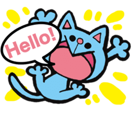 Branch and Aoneko sticker sticker #6300784