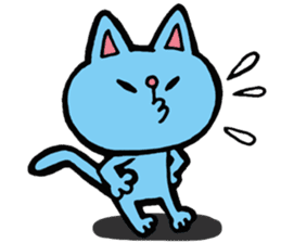 Branch and Aoneko sticker sticker #6300792