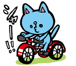 Branch and Aoneko sticker sticker #6300794