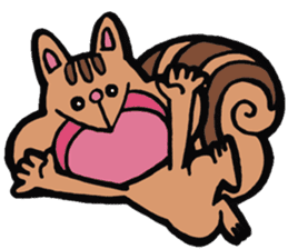 Branch and Aoneko sticker sticker #6300799