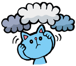 Branch and Aoneko sticker sticker #6300806