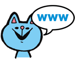 Branch and Aoneko sticker sticker #6300812