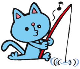 Branch and Aoneko sticker sticker #6300823