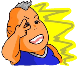 Fat grown-ups sticker #6301150