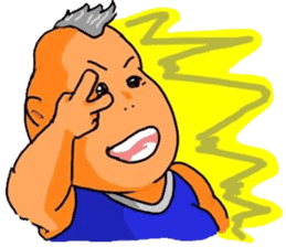 Fat grown-ups sticker #6301150