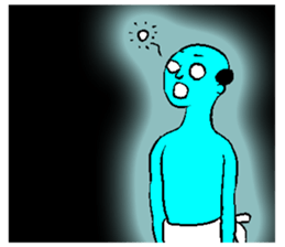 The bath, fond, fluorescent color uncle sticker #6303168