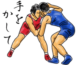 WRESTLING TIME sticker #6303203