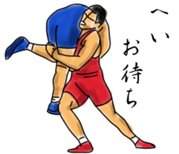 WRESTLING TIME sticker #6303214