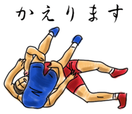 WRESTLING TIME sticker #6303233