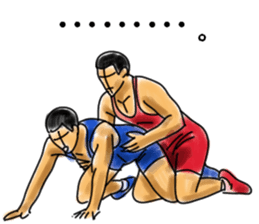 WRESTLING TIME sticker #6303236