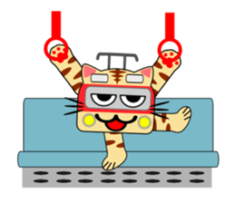 Cat train2 sticker #6303545