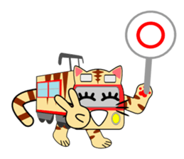 Cat train2 sticker #6303557