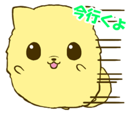 Pomeranian tan 3 sticker #6303860