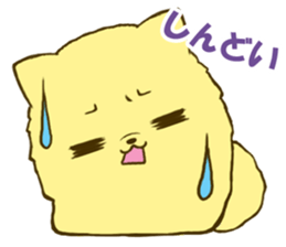 Pomeranian tan 3 sticker #6303866