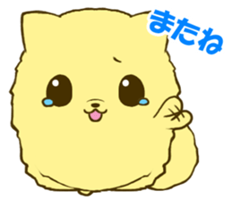 Pomeranian tan 3 sticker #6303868