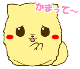Pomeranian tan 3 sticker #6303878