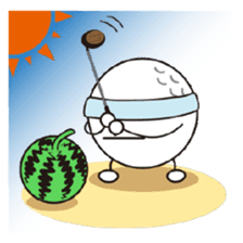 Let's golf together? No,2 sticker #6304636