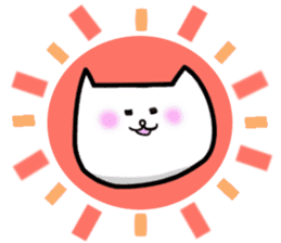 Face cat sticker #6304688