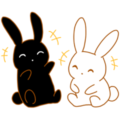 Good friends rabbits