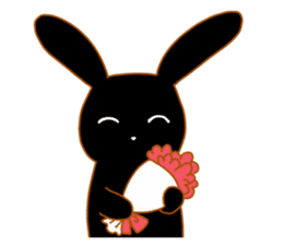 Good friends rabbits sticker #6305176