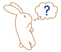 Good friends rabbits sticker #6305177