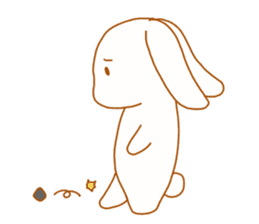Good friends rabbits sticker #6305180