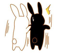 Good friends rabbits sticker #6305182