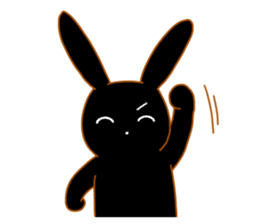 Good friends rabbits sticker #6305185