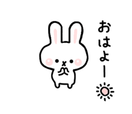 Rabbit Strawberry sticker #6305360