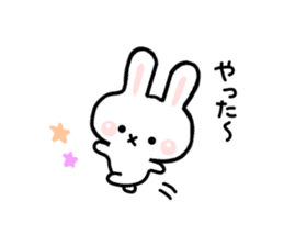 Rabbit Strawberry sticker #6305364