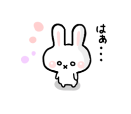 Rabbit Strawberry sticker #6305369