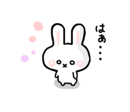 Rabbit Strawberry sticker #6305369