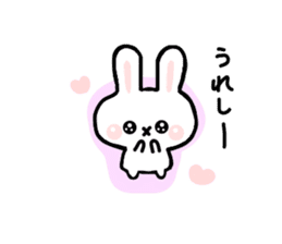 Rabbit Strawberry sticker #6305380