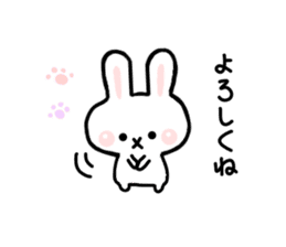 Rabbit Strawberry sticker #6305382
