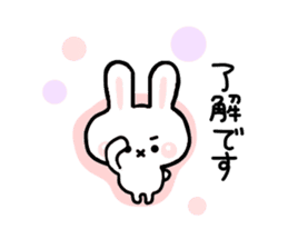 Rabbit Strawberry sticker #6305384