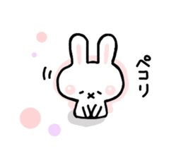 Rabbit Strawberry sticker #6305399
