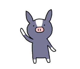 Berkshire pig sticker #6306320