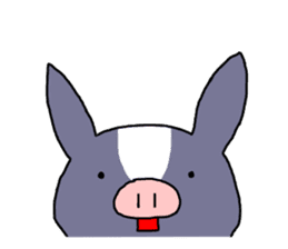 Berkshire pig sticker #6306348